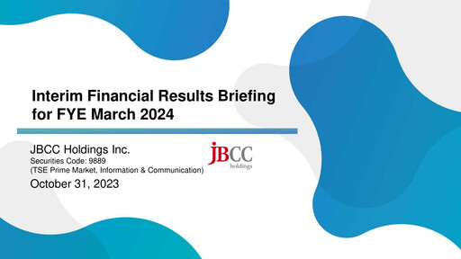 Thumbnail JBCC Holdings Half-year Report 2023-h1