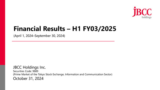 Thumbnail JBCC Holdings Half-year Report 2024-h1