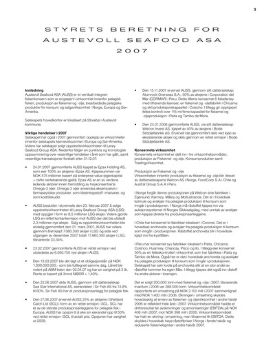 Thumbnail Austevoll Seafood  Annual Report 2007