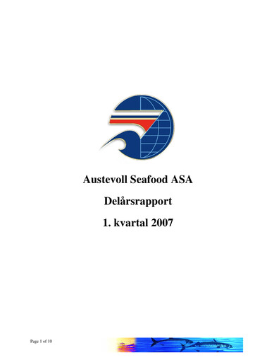 Thumbnail Austevoll Seafood  Quarterly Report 2007-q1