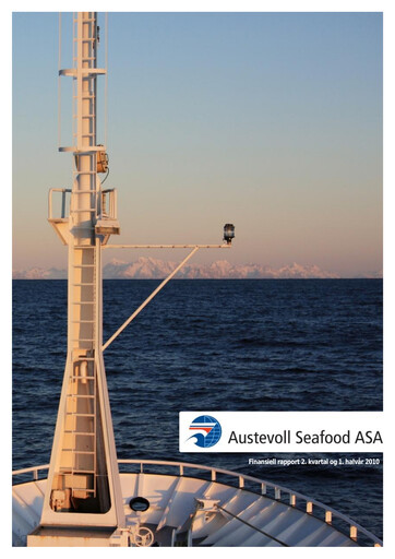 Thumbnail Austevoll Seafood  Quarterly Report 2010-q2