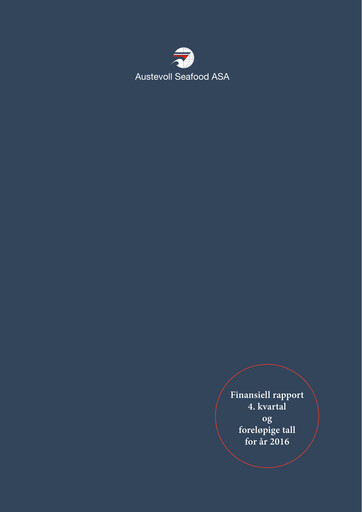 Thumbnail Austevoll Seafood  Quarterly Report 2016-q4