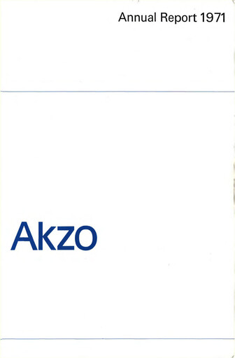 Thumbnail AkzoNobel
 Annual Report 1971