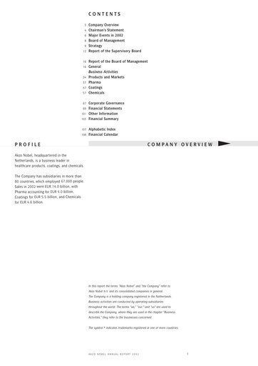 Thumbnail AkzoNobel
 Annual Report 2002