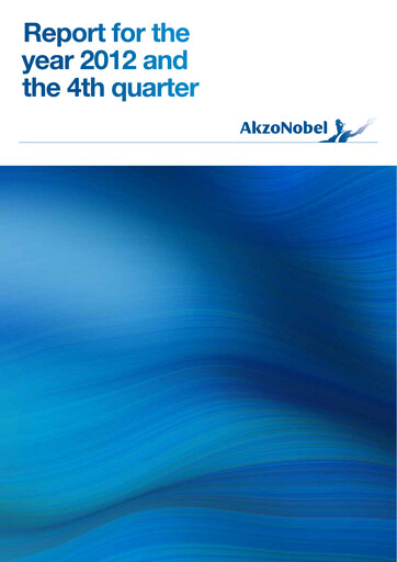 Thumbnail AkzoNobel
 Financial Statement 2012