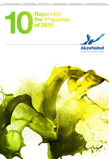 Miniature AkzoNobel
 Rapport trimestriel 2010-q1