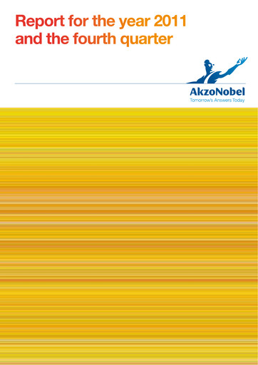 Miniature AkzoNobel
 Rapport trimestriel 2011-q4