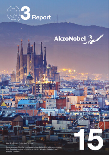 Miniature AkzoNobel
 Rapport trimestriel 2015-q3