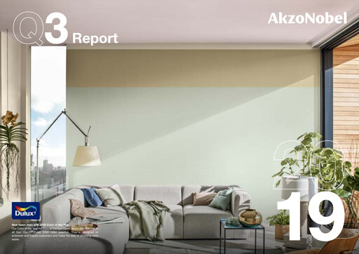 Miniature AkzoNobel
 Rapport trimestriel 2019-q3