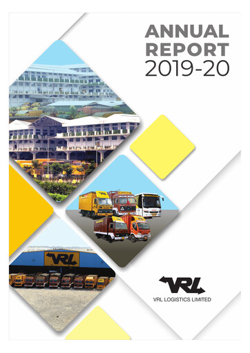 Thumbnail VRL Logistics Annual Report 2019-2020