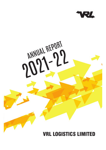 Thumbnail VRL Logistics Annual Report 2021-2022