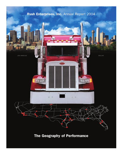 Thumbnail Rush Enterprises
 Annual Report 2004
