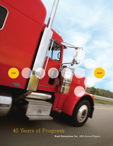 Thumbnail Rush Enterprises
 Annual Report 2005