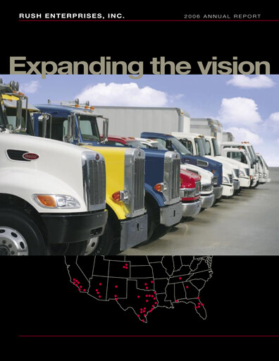 Thumbnail Rush Enterprises
 Annual Report 2006