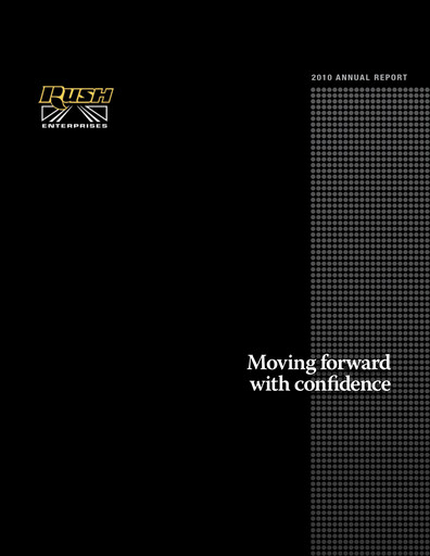 Thumbnail Rush Enterprises
 Annual Report 2010