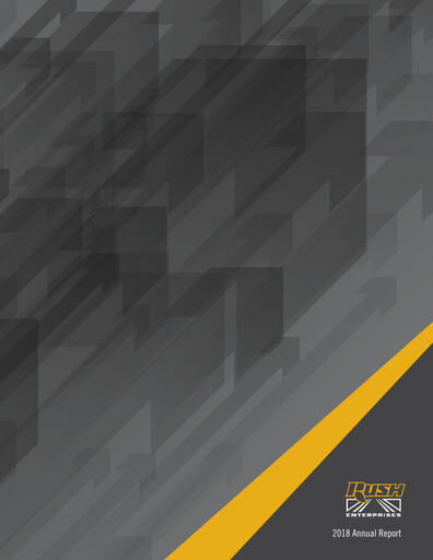 Thumbnail Rush Enterprises
 Annual Report 2018