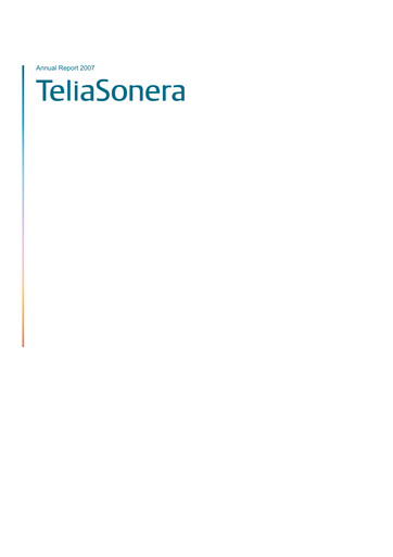 Thumbnail Telia Company Annual Report 2007