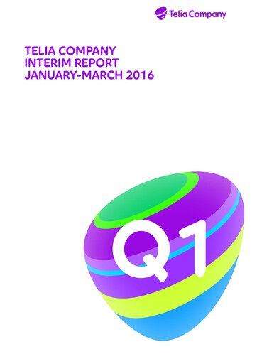 Thumbnail Telia Company Quarterly Report 2016-q1