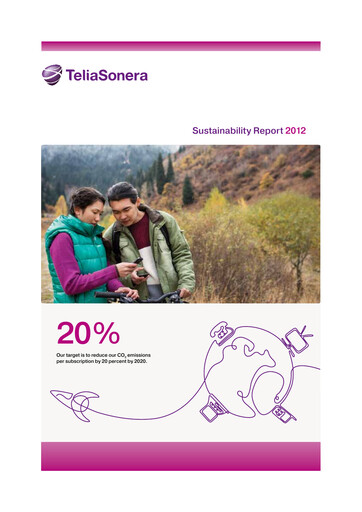 Thumbnail Telia Company Sustainability Report 2012