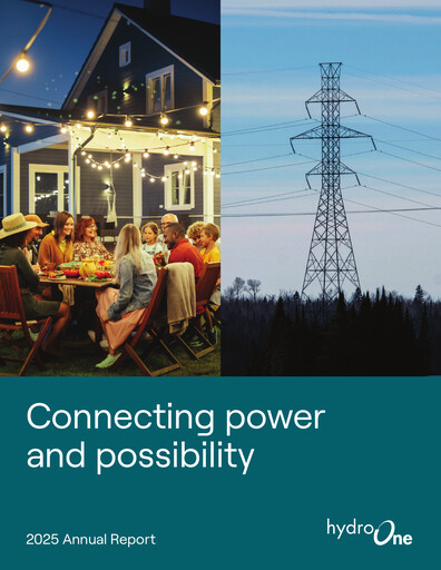 Miniature Hydro One
 Rapport annuel 2025