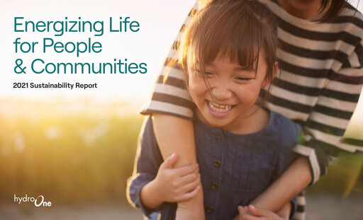 Thumbnail Hydro One
 Sustainability Report 2021