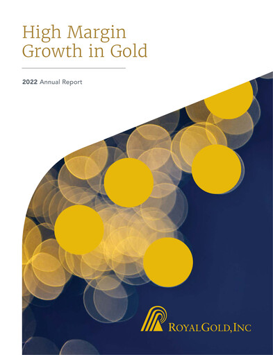 Thumbnail Royal Gold
 Annual Report 2022
