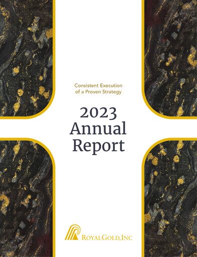 Thumbnail Royal Gold
 Annual Report 2023