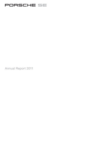 Thumbnail Porsche SE Annual Report 2011