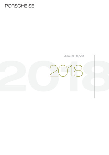 Thumbnail Porsche SE Annual Report 2018
