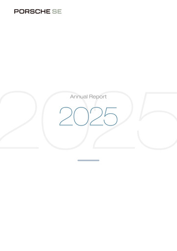 Thumbnail Porsche SE Annual Report 2025