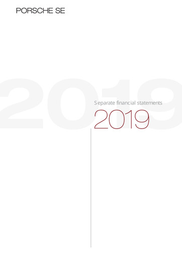 Thumbnail Porsche SE Financial Statement 2019