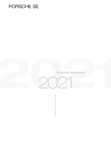 Thumbnail Porsche SE Financial Statement 2021