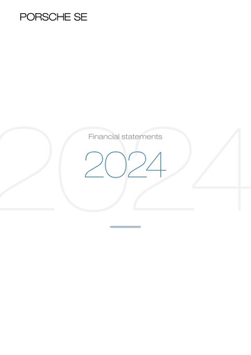 Thumbnail Porsche SE Financial Statement 2024