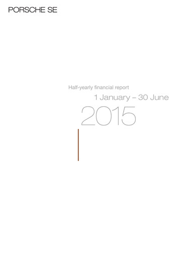Thumbnail Porsche SE Half-year Report 2015-h1