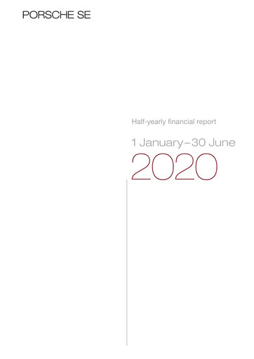 Thumbnail Porsche SE Half-year Report 2020-h1