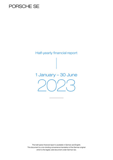 Thumbnail Porsche SE Half-year Report 2023-h1