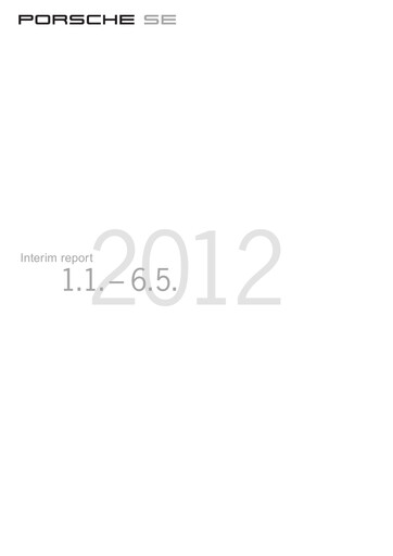 Thumbnail Porsche SE Quarterly Report 2012-q1