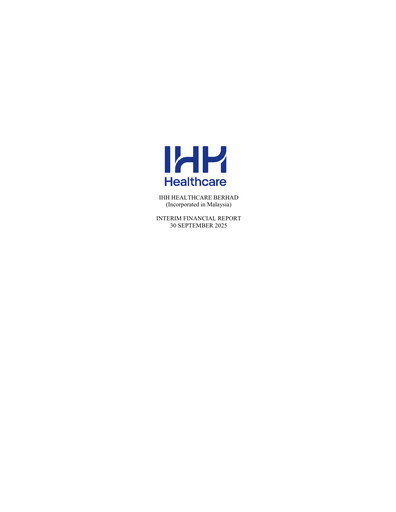Thumbnail IHH Healthcare
 Quarterly Report 2025-q3