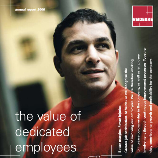 Thumbnail Veidekke Annual Report 2006