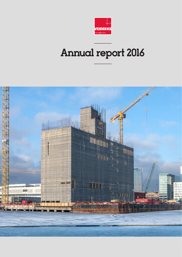 Thumbnail Veidekke Annual Report 2016