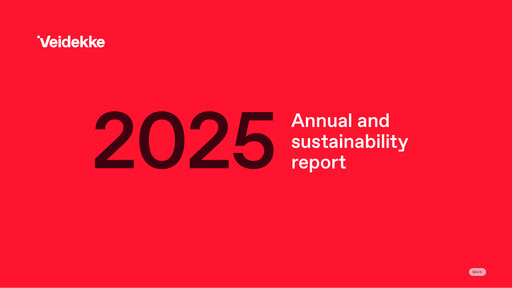 Vorschaubild Veidekke Jahresbericht 2025