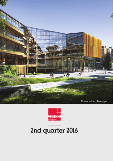 Thumbnail Veidekke Quarterly Report 2016-q2