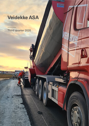 Thumbnail Veidekke Quarterly Report 2020-q3