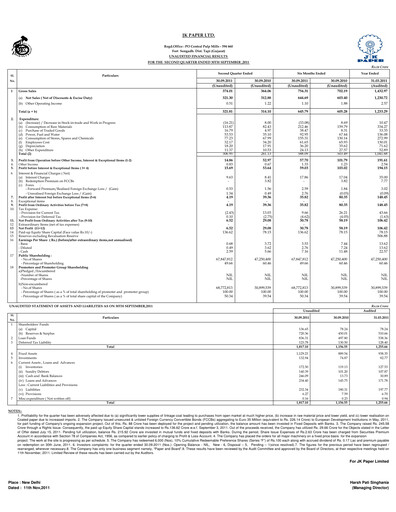 Thumbnail JK Paper Quarterly Report 2011-q2