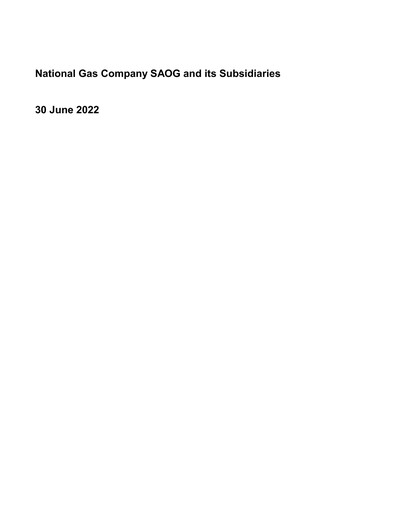 Thumbnail National Gas Company SAOG Financial Statement 2022-h1