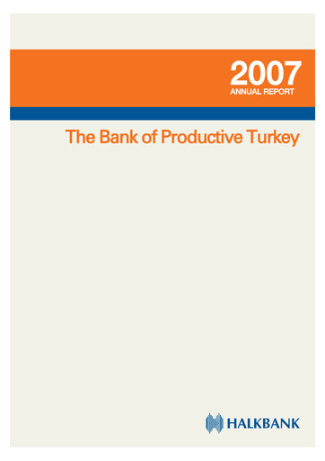 Thumbnail Halkbank Annual Report 2007