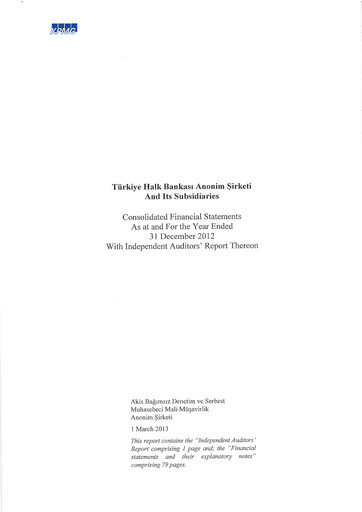 Thumbnail Halkbank Financial Statement 2012