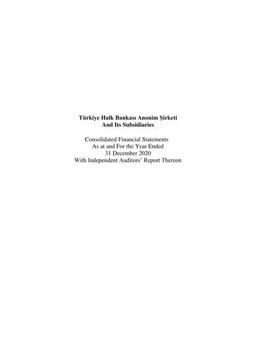 Thumbnail Halkbank Financial Statement 2020