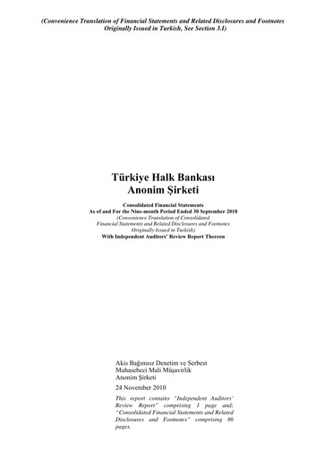 Thumbnail Halkbank Quarterly Report 2010-q3