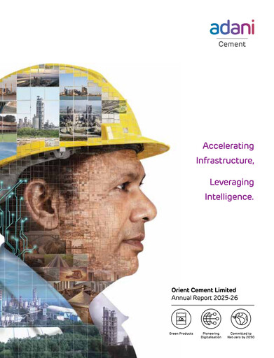 Thumbnail Orient Cement
 Annual Report 2025-2026